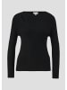 s.Oliver Strickpullover langarm in Schwarz