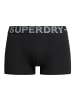 Superdry Boxershort 3er Pack in Schwarz/Orange