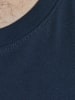 Jack & Jones JJECORP Print Kurzarm CREW NECK T-Shirt Plus +Size in Navy