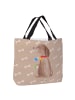 Mr. & Mrs. Panda Damen Schultertasche Hund Blume ohne Spruch in Hundeglück