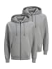 Jack & Jones Sweatjacke / Hoodie Star in Ultimate grey