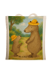 Mr. & Mrs. Panda Shopping Tasche Bären mit Hut Design ohne Spruch in Weiß