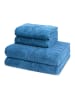Ross 2 X Handtuch 2 X Duschtuch im Set Cashmere feeling in Ozean