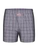 Sugar Pine Boxershorts Classic Check in Grau / Rot