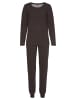 S. Oliver Pyjama in black-schwar-rot