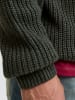 Jack & Jones Strickjacke mit Viertelreißverschluss in Forest River