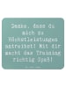 Mr. & Mrs. Panda Maus-Pad Spruch Motivierender Fitness-Trainer m... in Meeresbrise