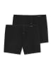 Schiesser Boxer Shorts in Schwarz