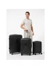 Redolz Essentials 14 4 Rollen Kofferset 3-teilig mit Dehnfalte in black metallic
