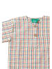 Little Green Radicals Kurzärmeliges Henley-Top in Bunt mit lockerer Passform