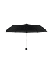 Yuhu Taschenregenschirm schwarz, faltbar, kompakt & leicht in Schwarz