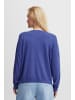 PULZ Jeans Strickpullover PZSARA ONeck Box Pullover - 50206085 in blau