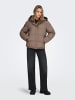 ONLY Daunenjacke in Taupe Gray