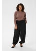 KAFFE curve Casual Hose KCyasmina Loose fit in Black Deep CC.