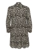KAFFE curve Kleid KCmiana Regular fit in Black/ElefantS. GraphicFlower