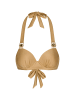 Moda Minx Bikini Top Amour Push Up in Gold Shimmer