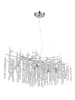 Globo lighting Luster "KINGA" in silver