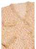 NALLY Damen Strickjacke in Orange Mehrfarbig