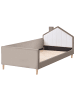 Beliani 2-tlg Kinderbett KERVAN in Beige/Weiß