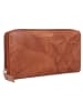 mano Donna Aurona Geldbörse RFID Leder 19 cm cognac