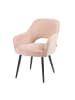 DUBI Möbel 2er-Set: Esszimmerstuhl Mika-Runa in Rosa - (B)60 x (H)87 x  (T)65 cm