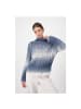 monari Pullover in smokey blue gemustert