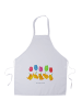 Mr. & Mrs. Panda Schürze Küken Parade ohne Spruch in Weiß