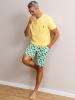 WITT WEIDEN Shorty in zitrone-türkis-bedruckt