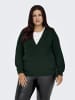 ONLY Carmakoma Strickjacke in Scarab