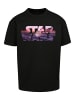 F4NT4STIC Oversize T-Shirt Star Wars The Mandalorian Child Ride The Sky in schwarz