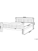 Beliani Doppelbett GIVERNY in Weiß - (W) 189 x (H) 83 x (L) 208 cm