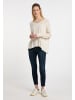 DreiMaster Maritim Damen Strickpullover in Wollweiss
