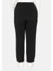 sheego Joggpants in schwarz