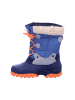 Spirale Moonboots in blau