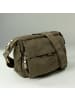 Bag Street Handtasche, Abendtasche Nylon braun ca. 17cm