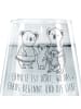 Mr. & Mrs. Panda Trinkglas Koala Familie mit Spruch in Transparent