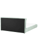 Beliani Doppelbett BAJONNA in Grün/Schwarz - (W) 200 x (H) 94 x (L) 235 cm