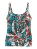 Buffalo Oversize-Tankini-Top in aqua bedruckt