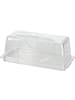 Excellent Houseware Kuchenglocke, Kunststoff in Transparent, 38,5 x 19 x 15 cm