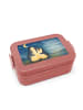 Mr. & Mrs. Panda MEPAL Bentobox Pinguine Einschlafen Design mit ... in Rot Pastell