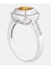 Diamant L'éternel Ring aus 375 Weißgold mit Diamant mit Citrin