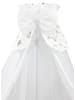 TupTam Babybett Himmel mit Schleife Transparent in grau/weiß