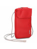 Zwei Mademoiselle MP30 - Handytasche 19 cm (nubuk-cappuccino) in cherry