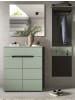 Inn.Furn Garderobe-Set Salbei und grau, Garderobe 3-teilig, 140 x 190 cm, Soft-Close