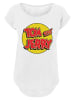 F4NT4STIC Long Cut T-Shirt Tom and Jerry TV Serie Circle in weiß