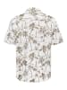 Only&Sons Tropisches Hemd mit Sommer Design Bequemes Casual Shirt in Weiß