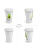 Mr. & Mrs. Panda Tumbler Avocado Glücklich mit Spruch in Weiß