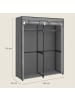 SONGMICS Kleiderschrank Rylan in Grau - (B)43 x (H)174 x (T)140 cm