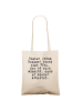 Mr. & Mrs. Panda Tote Bag Hinter jedem Rentner steht... mit Spruch in Creme