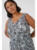 KAFFE curve Overall KCisma Loose fit in Blue Leaf Print